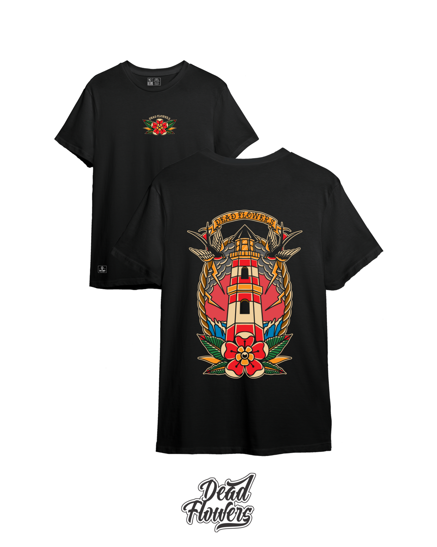 Camiseta LIGHTHOUSE negra