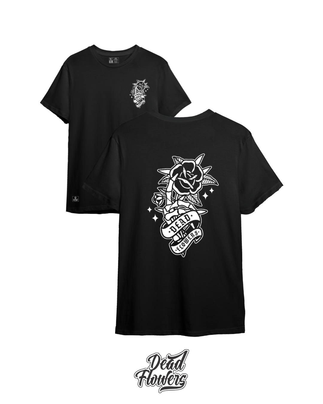 Camiseta DEATH FLOWER negra