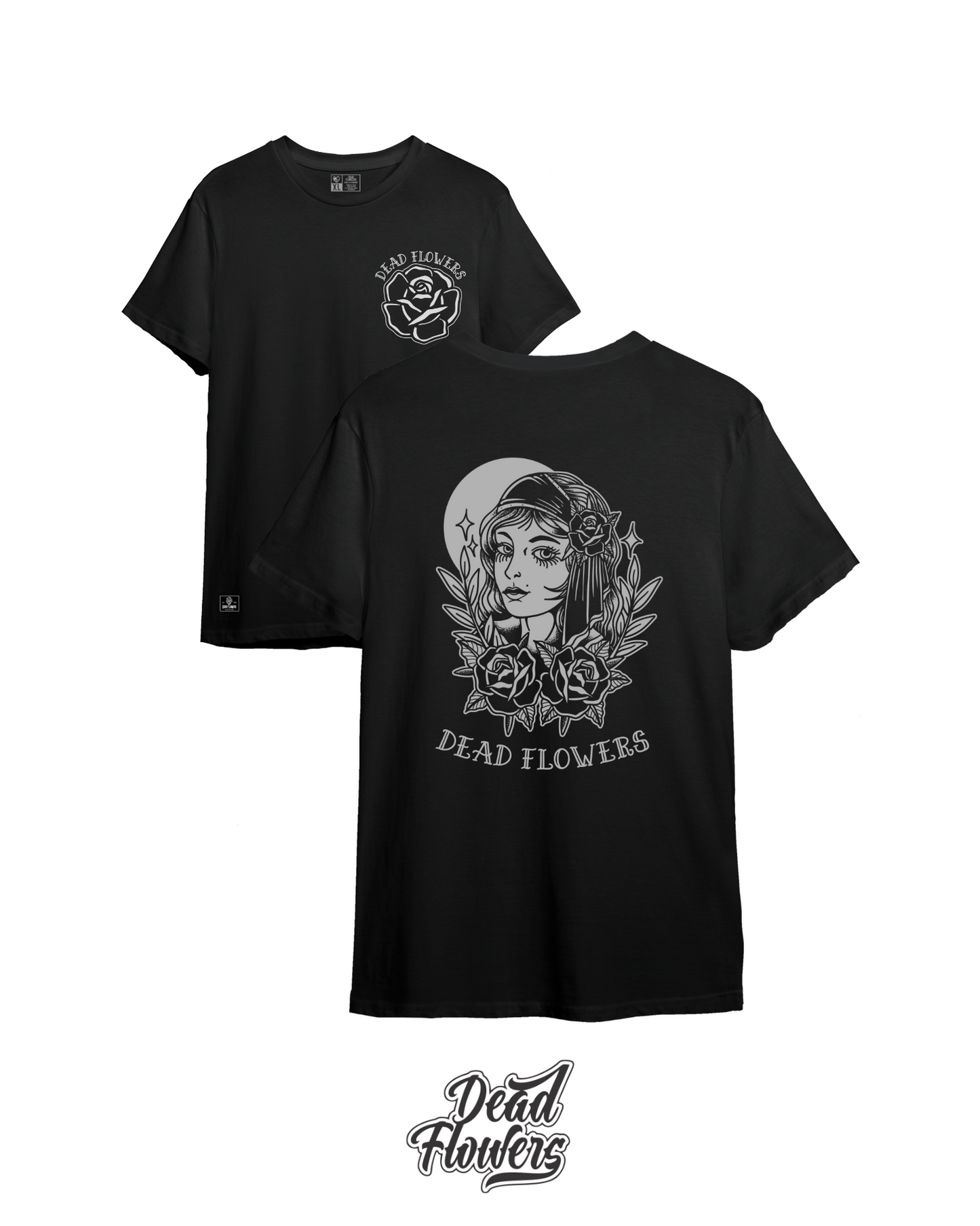Camiseta ROSE negra
