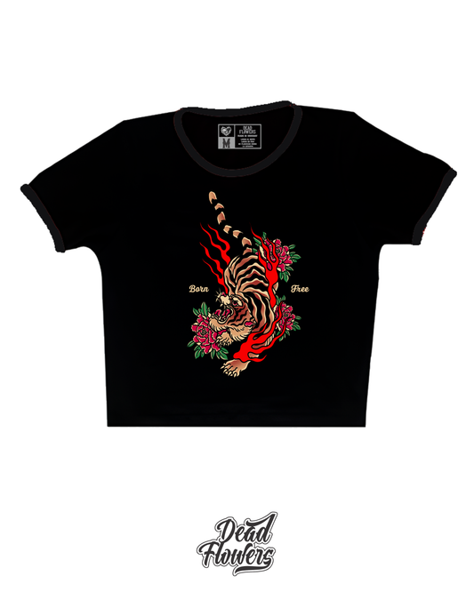 Baby Tee TIGER negra