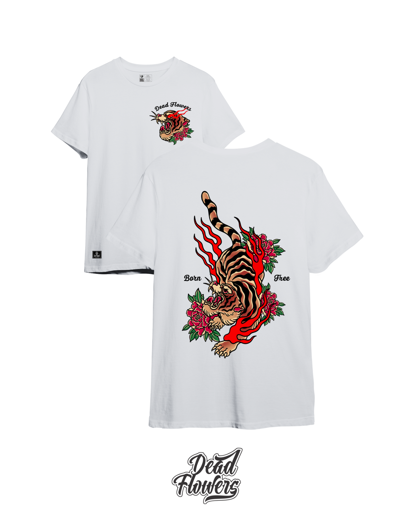 Camiseta TIGER blanco