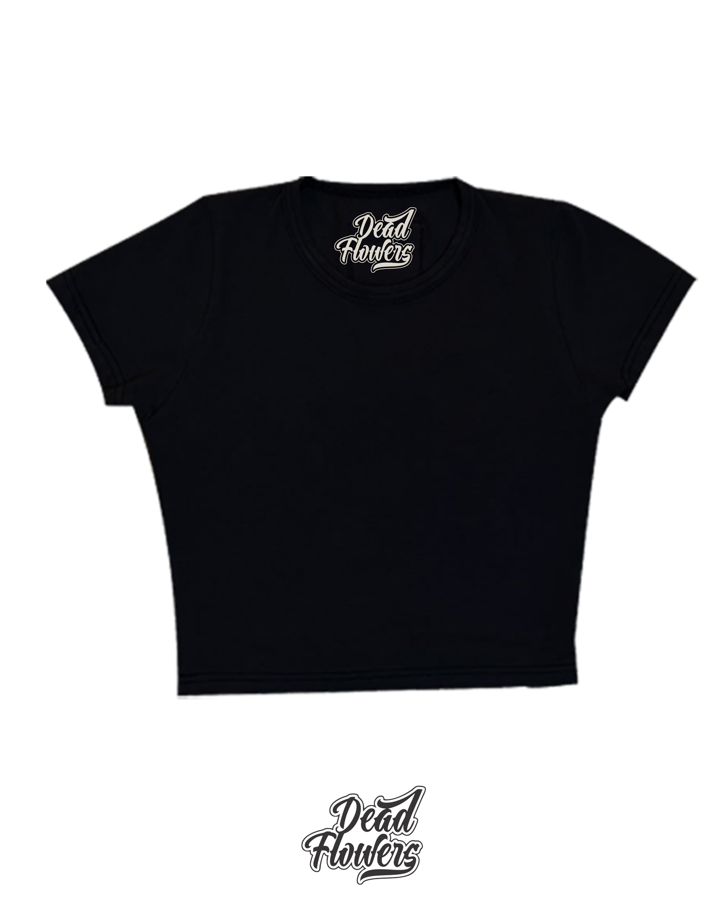 Baby Tee SCUBA negra