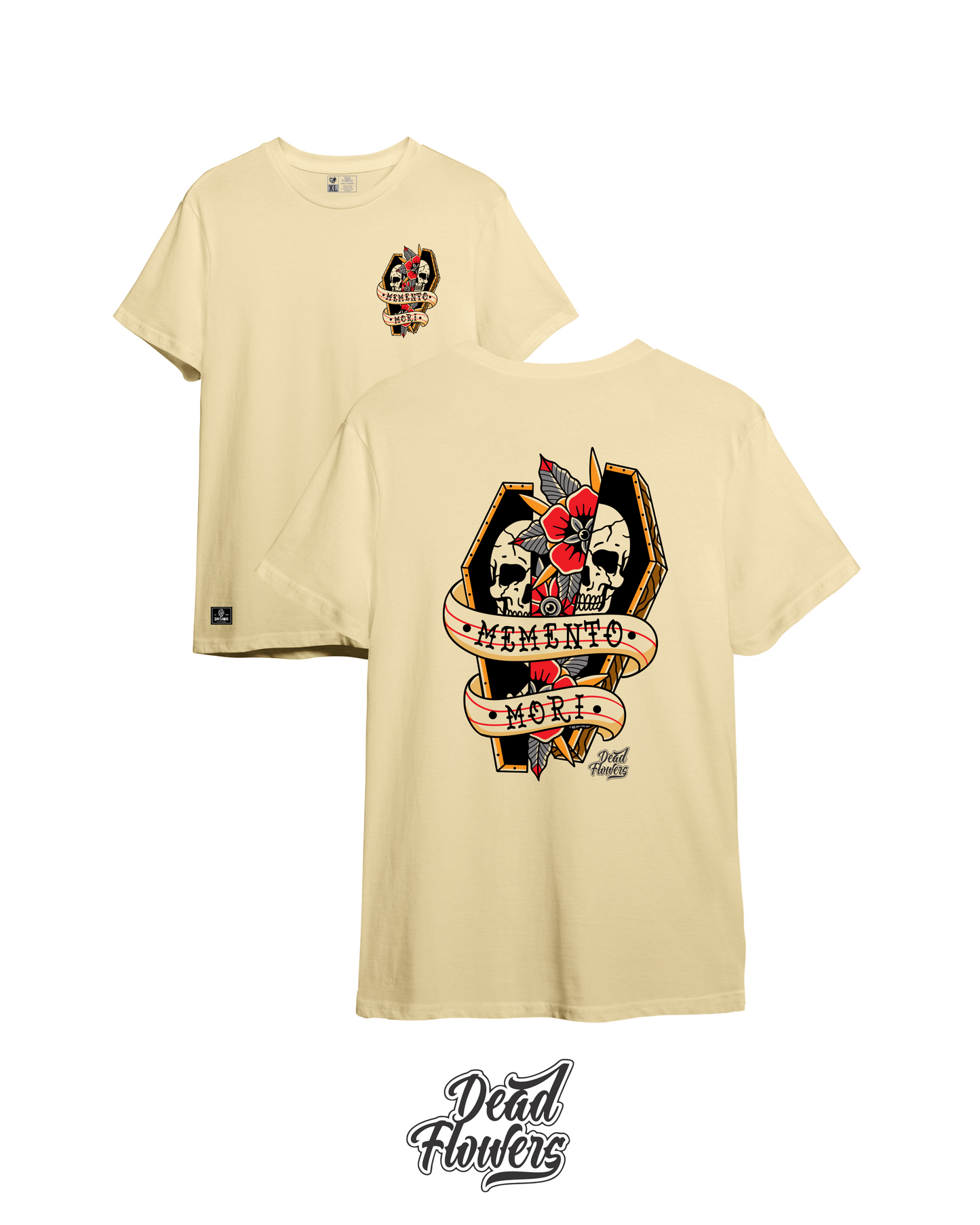 Camiseta MEMENTO MORI beige