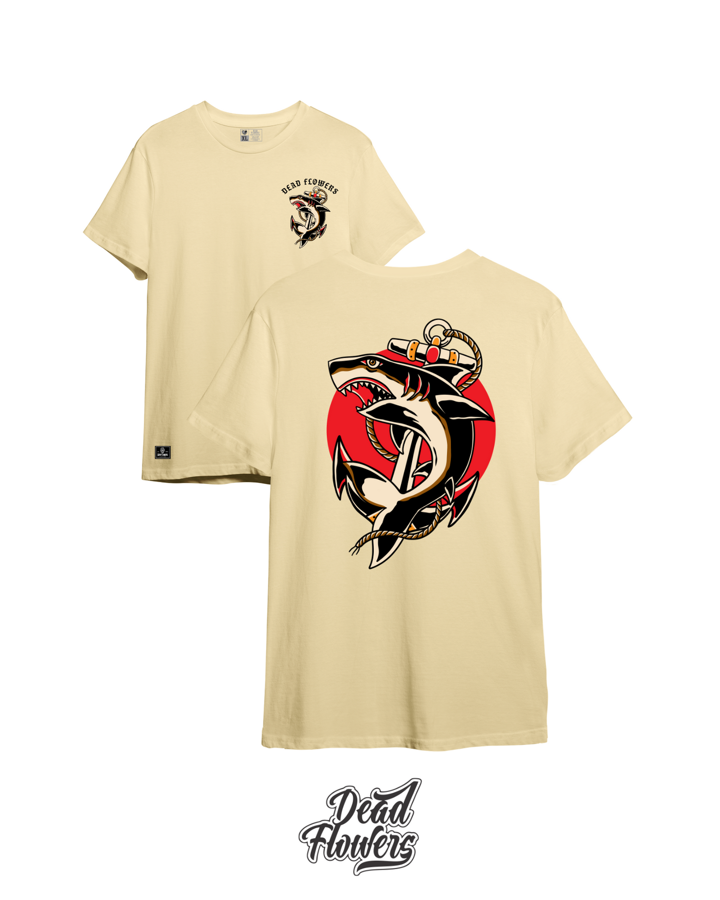 Camiseta SHARK beige
