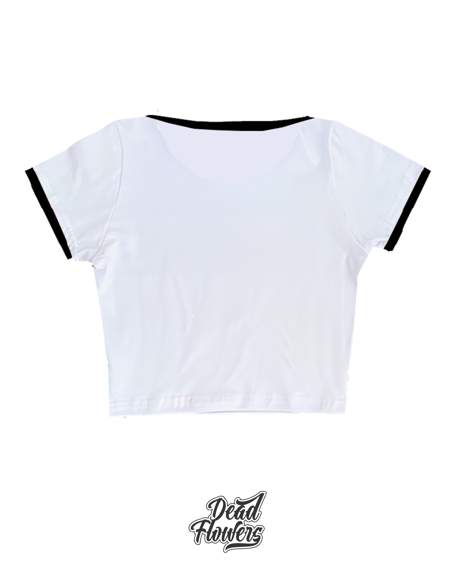 Baby Tee NEW PANTHER blanca/negra