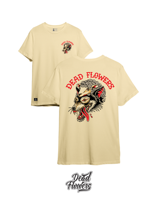 Camiseta WOLF beige